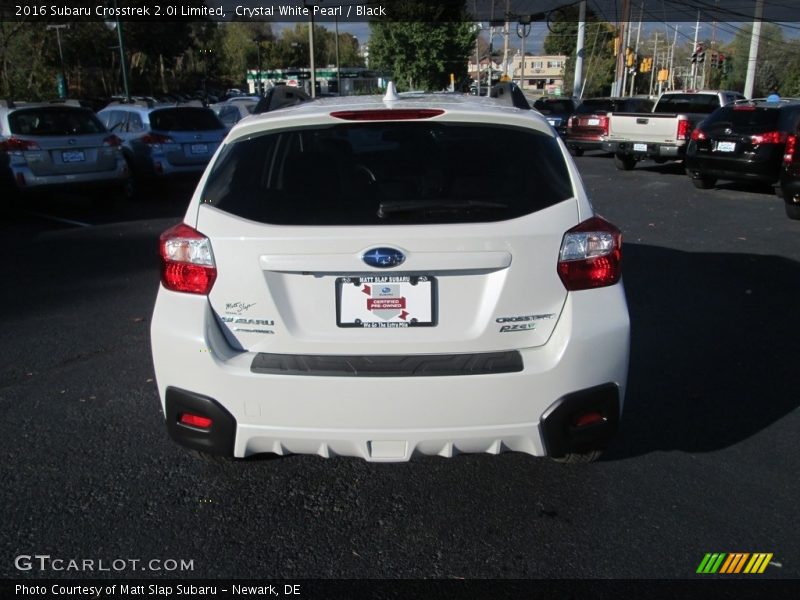 Crystal White Pearl / Black 2016 Subaru Crosstrek 2.0i Limited