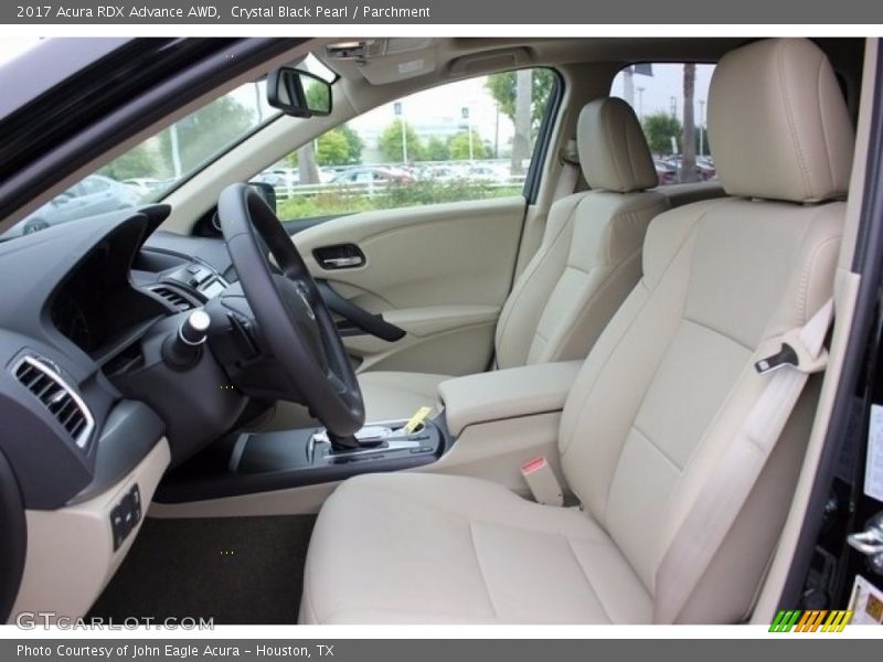 Front Seat of 2017 RDX Advance AWD
