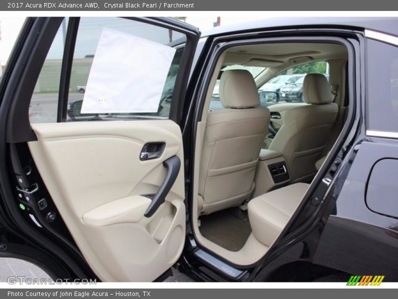 Rear Seat of 2017 RDX Advance AWD