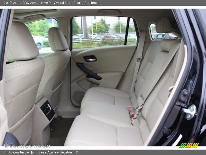 Rear Seat of 2017 RDX Advance AWD