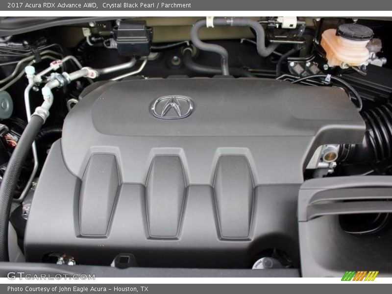 Crystal Black Pearl / Parchment 2017 Acura RDX Advance AWD