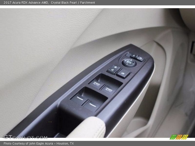 Crystal Black Pearl / Parchment 2017 Acura RDX Advance AWD