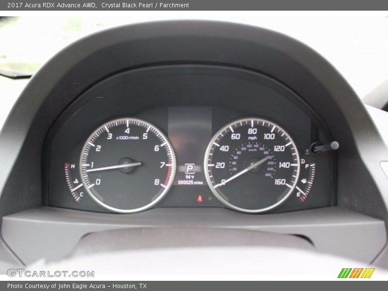 Crystal Black Pearl / Parchment 2017 Acura RDX Advance AWD