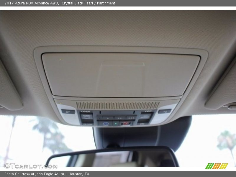 Crystal Black Pearl / Parchment 2017 Acura RDX Advance AWD