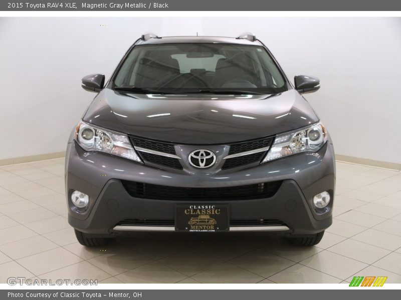 Magnetic Gray Metallic / Black 2015 Toyota RAV4 XLE