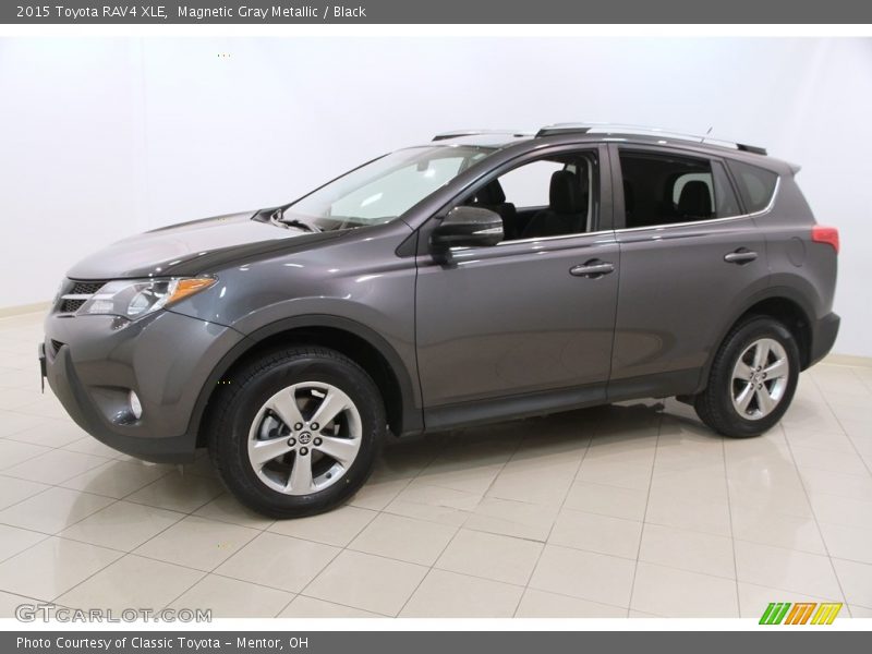 Magnetic Gray Metallic / Black 2015 Toyota RAV4 XLE