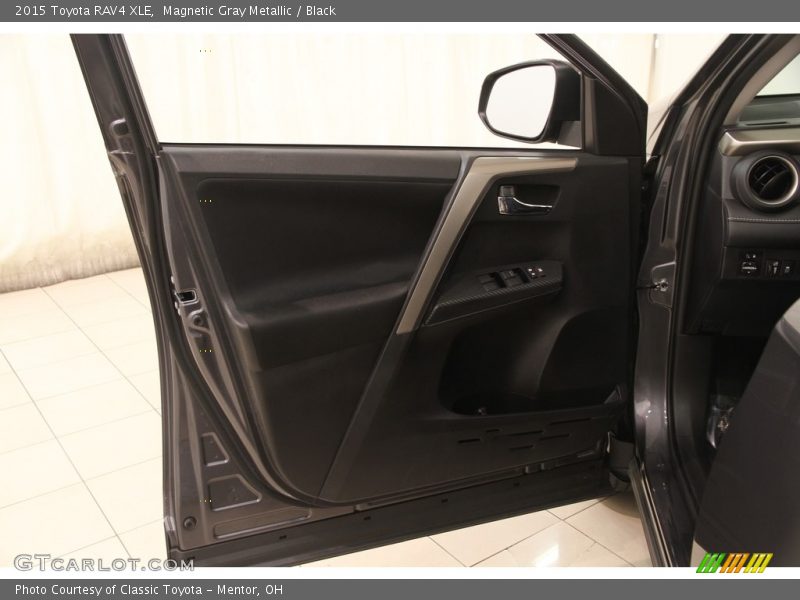 Magnetic Gray Metallic / Black 2015 Toyota RAV4 XLE