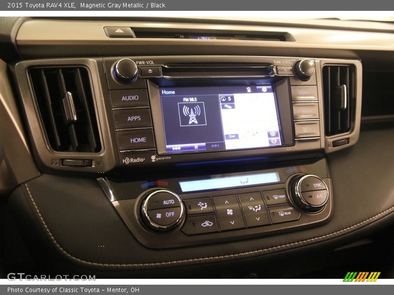 Magnetic Gray Metallic / Black 2015 Toyota RAV4 XLE