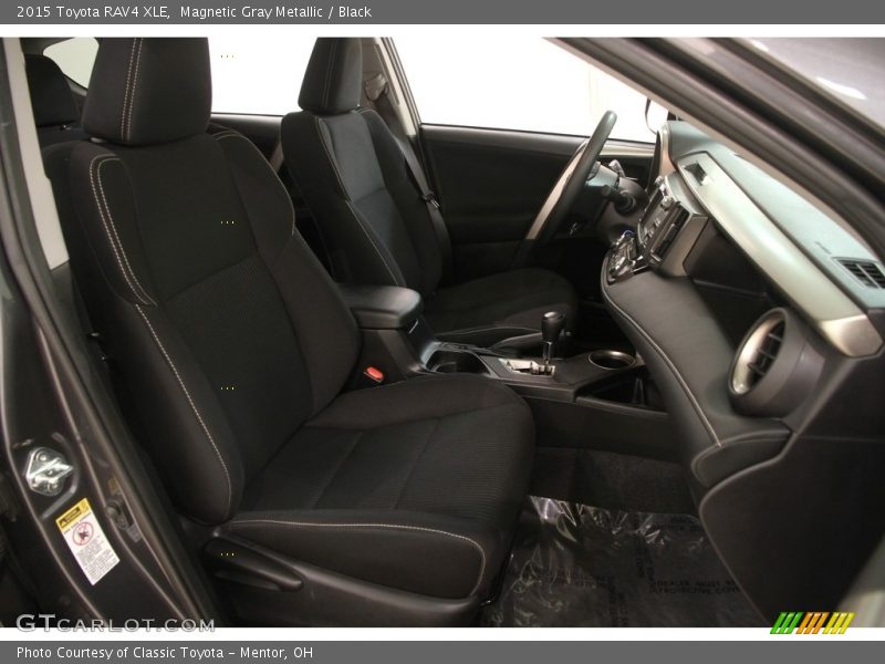 Magnetic Gray Metallic / Black 2015 Toyota RAV4 XLE