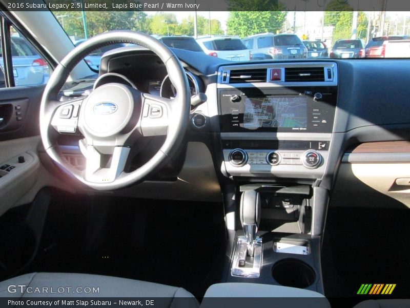 Lapis Blue Pearl / Warm Ivory 2016 Subaru Legacy 2.5i Limited