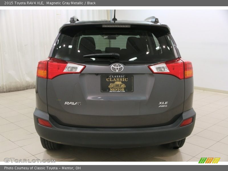 Magnetic Gray Metallic / Black 2015 Toyota RAV4 XLE