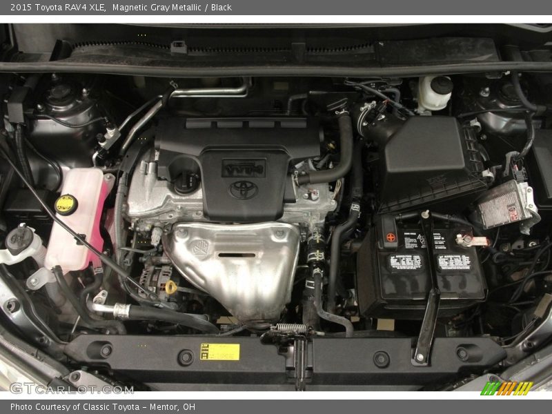 Magnetic Gray Metallic / Black 2015 Toyota RAV4 XLE
