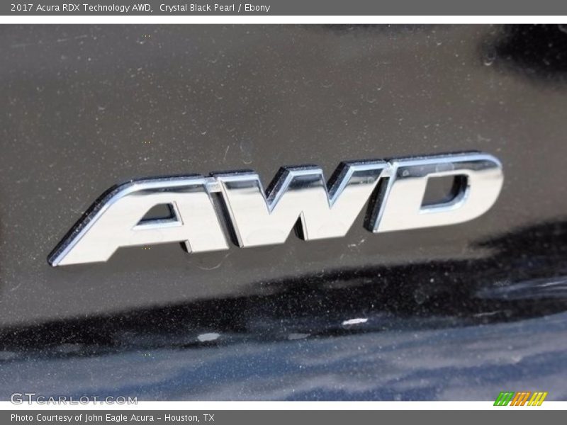 Crystal Black Pearl / Ebony 2017 Acura RDX Technology AWD