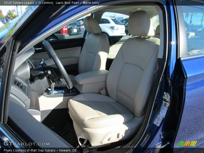 Lapis Blue Pearl / Warm Ivory 2016 Subaru Legacy 2.5i Limited