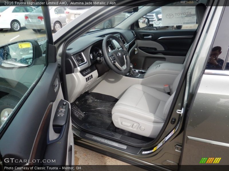 Alumina Jade Metallic / Ash 2016 Toyota Highlander Limited AWD