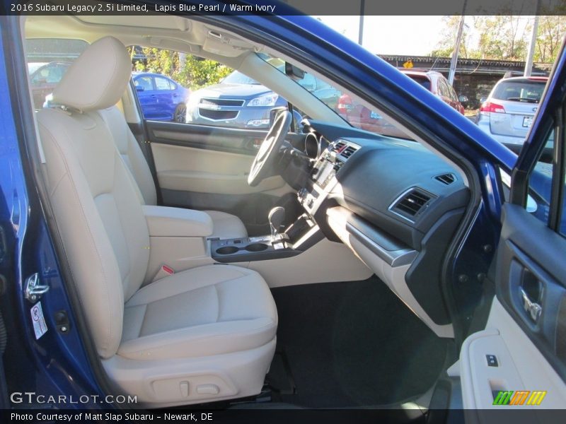 Lapis Blue Pearl / Warm Ivory 2016 Subaru Legacy 2.5i Limited