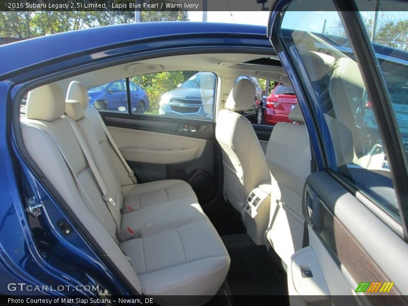 Lapis Blue Pearl / Warm Ivory 2016 Subaru Legacy 2.5i Limited