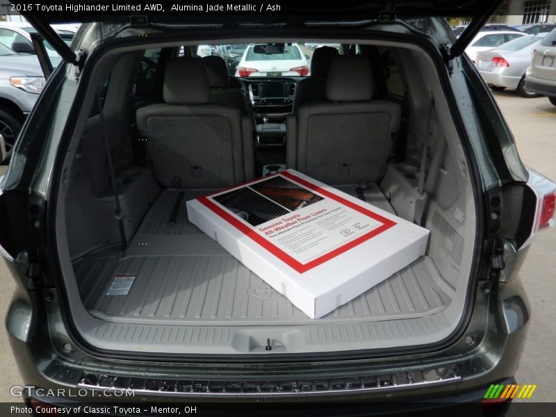 Alumina Jade Metallic / Ash 2016 Toyota Highlander Limited AWD