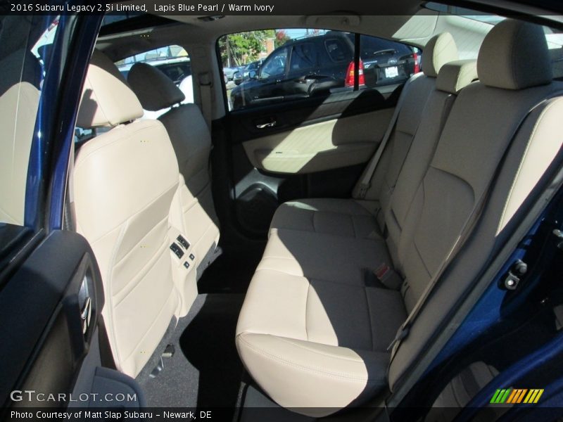 Lapis Blue Pearl / Warm Ivory 2016 Subaru Legacy 2.5i Limited