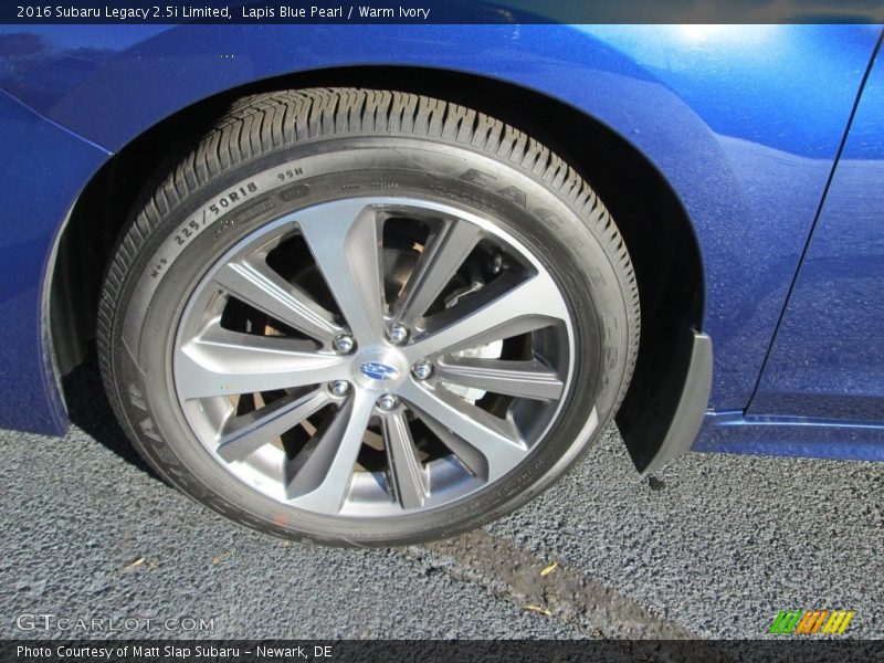 Lapis Blue Pearl / Warm Ivory 2016 Subaru Legacy 2.5i Limited