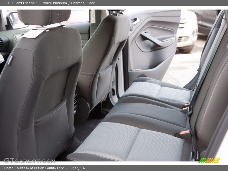 White Platinum / Charcoal Black 2017 Ford Escape SE
