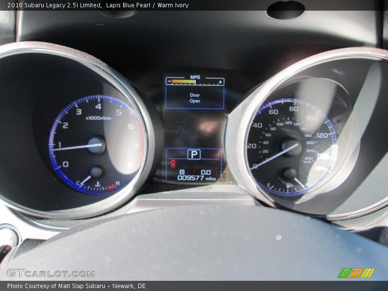 Lapis Blue Pearl / Warm Ivory 2016 Subaru Legacy 2.5i Limited