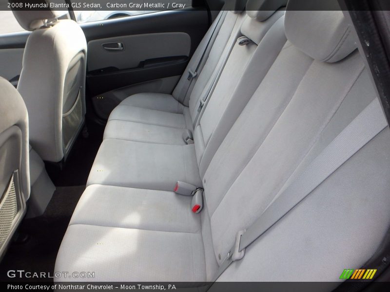 Carbon Gray Metallic / Gray 2008 Hyundai Elantra GLS Sedan