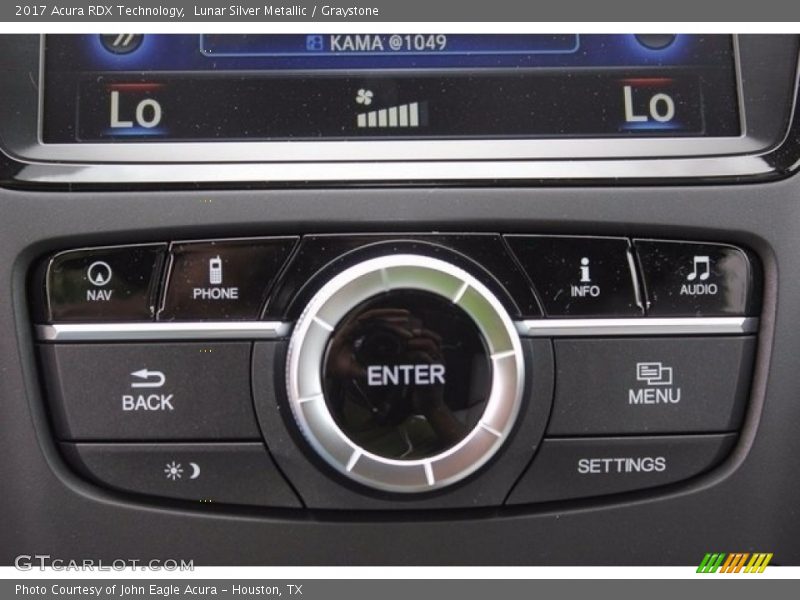 Lunar Silver Metallic / Graystone 2017 Acura RDX Technology