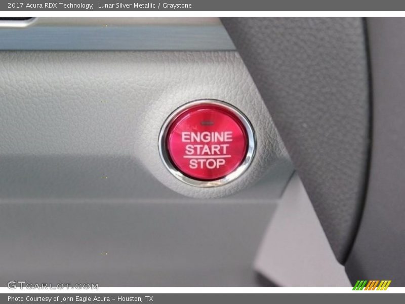 Lunar Silver Metallic / Graystone 2017 Acura RDX Technology