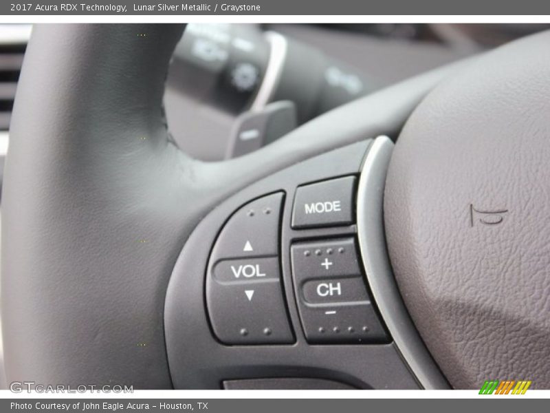Lunar Silver Metallic / Graystone 2017 Acura RDX Technology