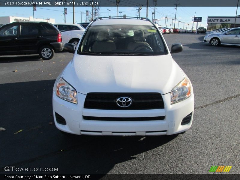 Super White / Sand Beige 2010 Toyota RAV4 I4 4WD