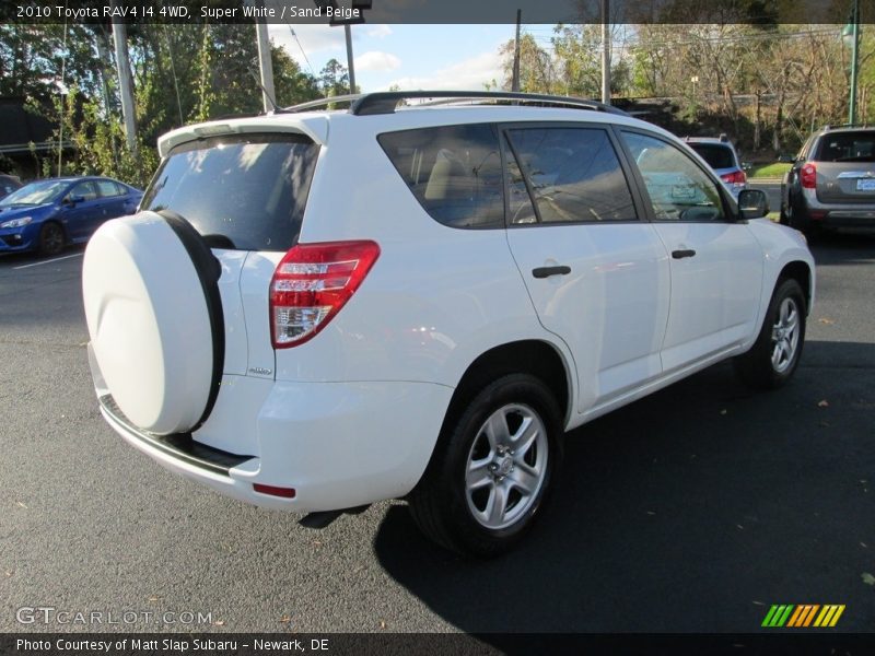 Super White / Sand Beige 2010 Toyota RAV4 I4 4WD