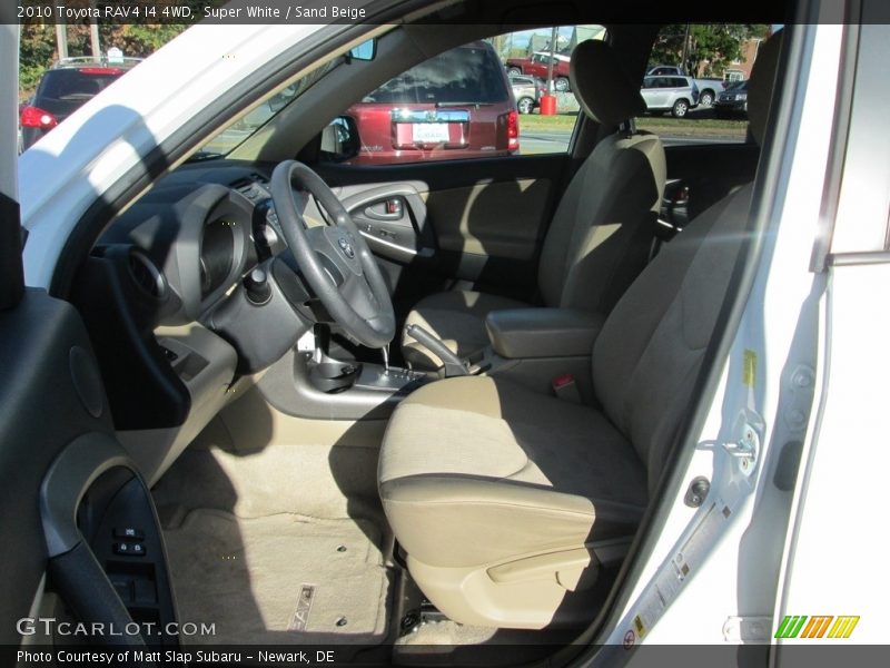 Super White / Sand Beige 2010 Toyota RAV4 I4 4WD