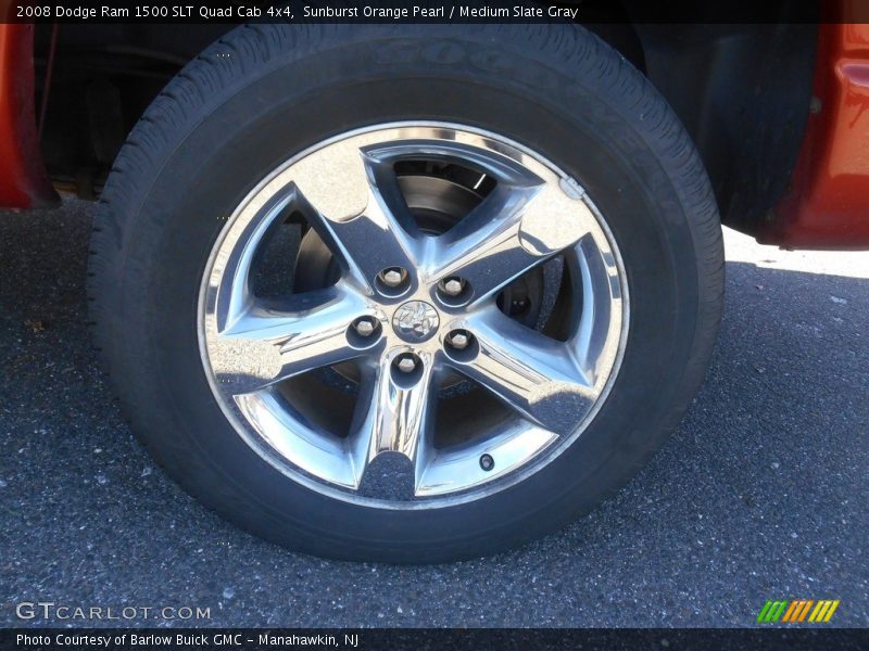 Sunburst Orange Pearl / Medium Slate Gray 2008 Dodge Ram 1500 SLT Quad Cab 4x4