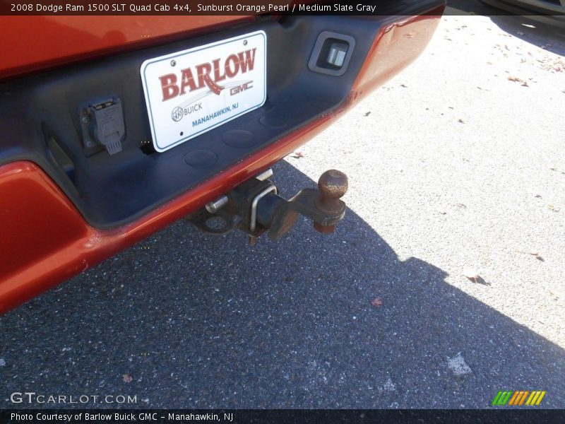 Sunburst Orange Pearl / Medium Slate Gray 2008 Dodge Ram 1500 SLT Quad Cab 4x4