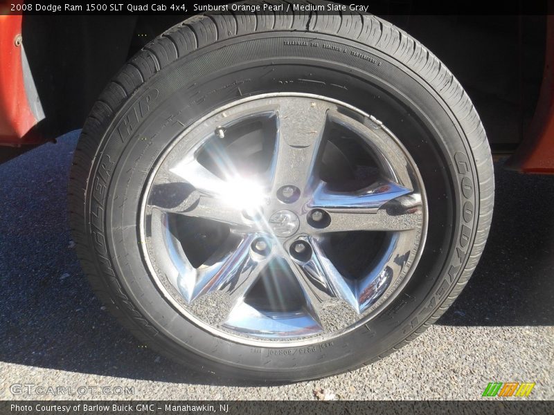 Sunburst Orange Pearl / Medium Slate Gray 2008 Dodge Ram 1500 SLT Quad Cab 4x4