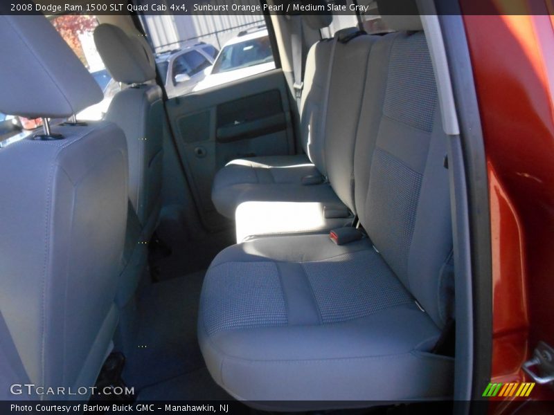 Sunburst Orange Pearl / Medium Slate Gray 2008 Dodge Ram 1500 SLT Quad Cab 4x4