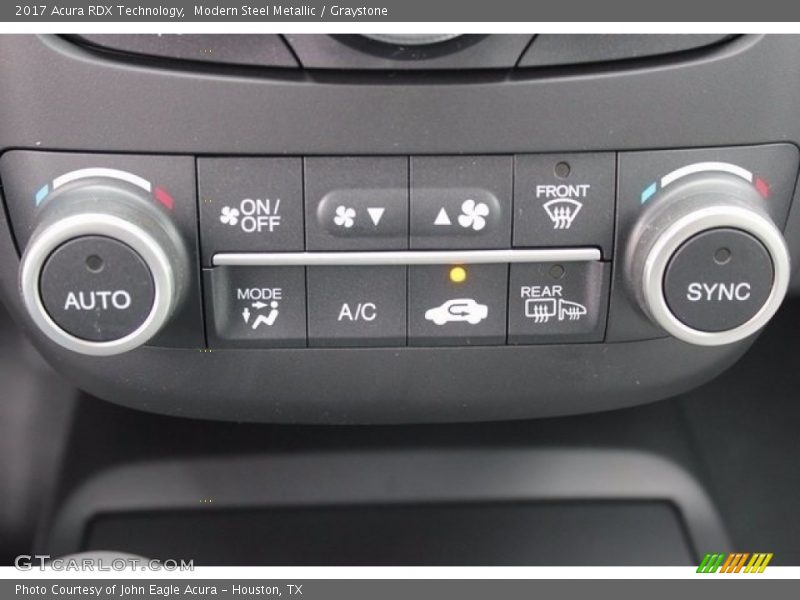Modern Steel Metallic / Graystone 2017 Acura RDX Technology