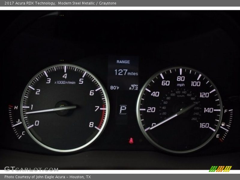Modern Steel Metallic / Graystone 2017 Acura RDX Technology