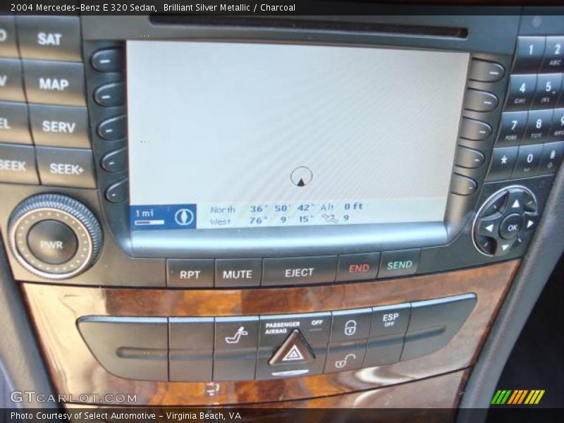 Brilliant Silver Metallic / Charcoal 2004 Mercedes-Benz E 320 Sedan