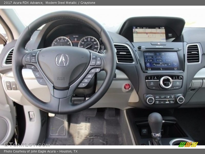 Modern Steel Metallic / Graystone 2017 Acura RDX Advance