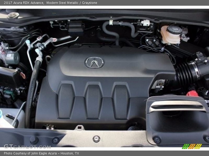 Modern Steel Metallic / Graystone 2017 Acura RDX Advance
