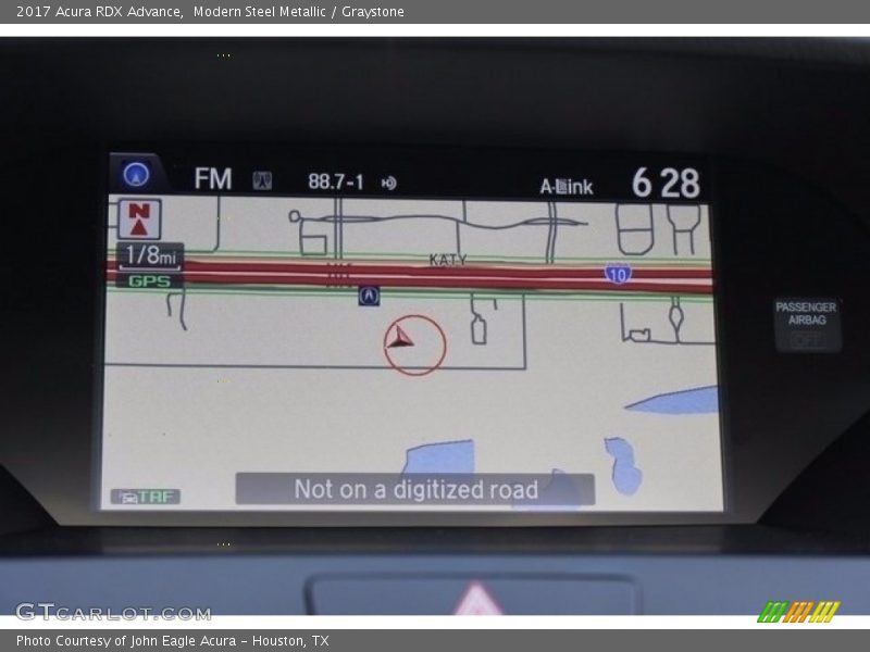 Modern Steel Metallic / Graystone 2017 Acura RDX Advance