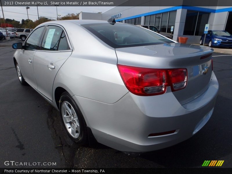 Silver Ice Metallic / Jet Black/Titanium 2013 Chevrolet Malibu LS