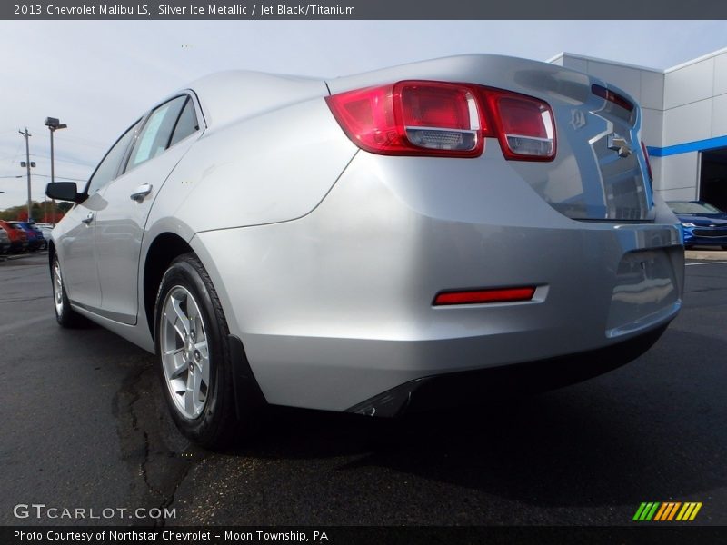 Silver Ice Metallic / Jet Black/Titanium 2013 Chevrolet Malibu LS