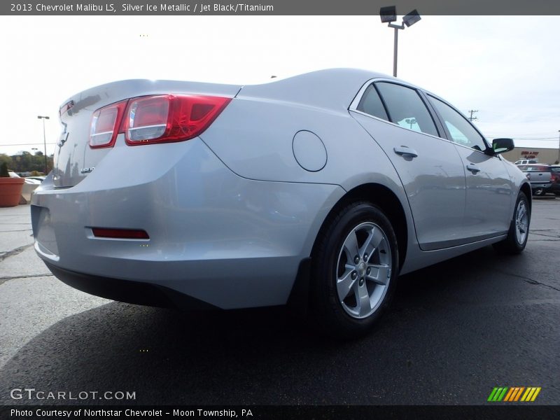 Silver Ice Metallic / Jet Black/Titanium 2013 Chevrolet Malibu LS