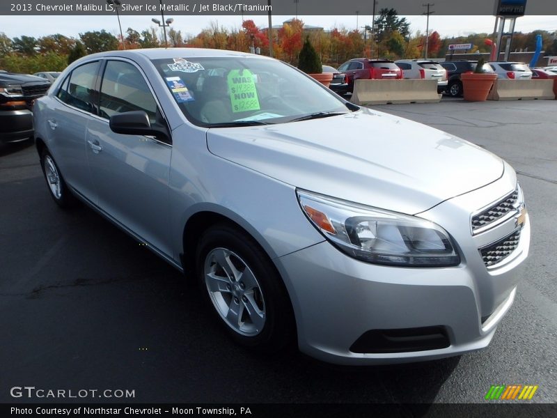 Silver Ice Metallic / Jet Black/Titanium 2013 Chevrolet Malibu LS