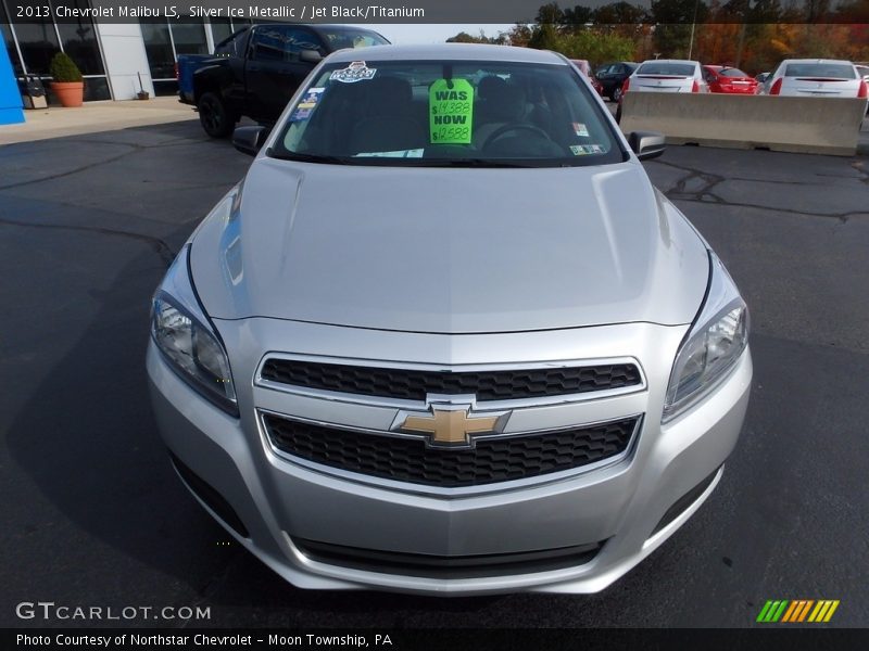 Silver Ice Metallic / Jet Black/Titanium 2013 Chevrolet Malibu LS