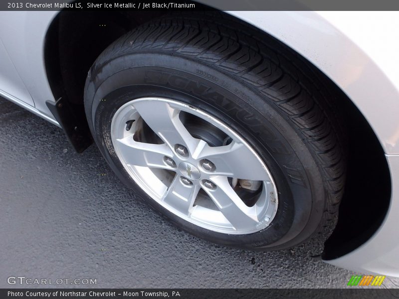 Silver Ice Metallic / Jet Black/Titanium 2013 Chevrolet Malibu LS