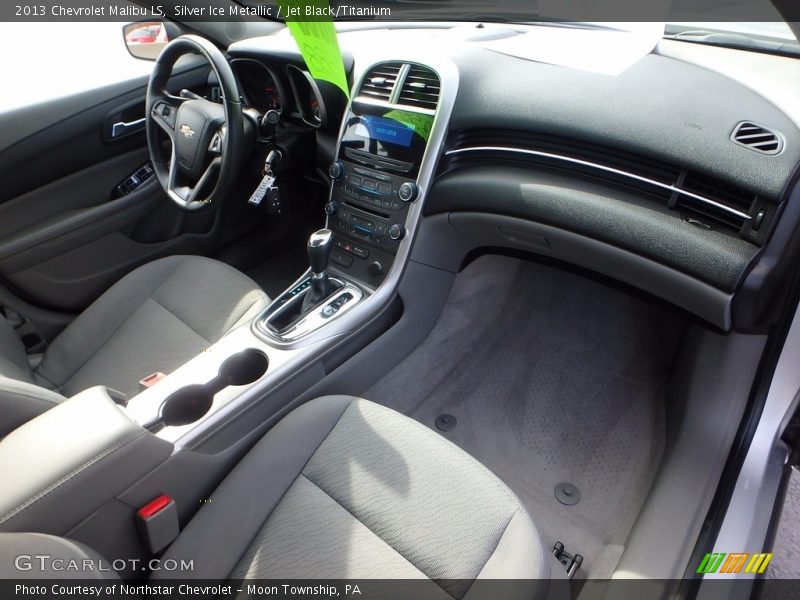Silver Ice Metallic / Jet Black/Titanium 2013 Chevrolet Malibu LS